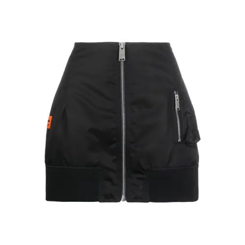 HERON PRESTON Черная Женская Повседневная Короткая Юбка