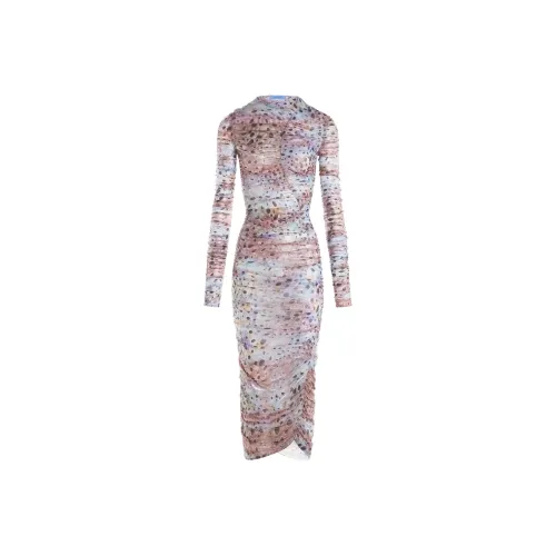 Mugler Многоцветные Женские Длинные Платья с Рукавами