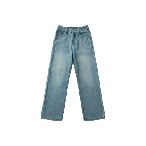 TORIGHT Пыльно-голубые Женские Джинсы