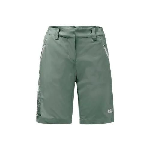Jack Wolfskin Повседневные шорты Женские Hedge Зеленый