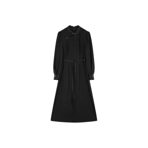 IHIMI Длинное платье с длинными рукавами женское