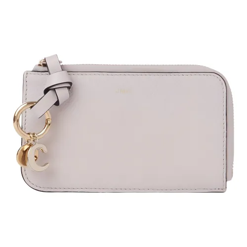 Chloe Alphabet с рельефным узором телячья кожа кошелек для монет кошелек маленький женский дикий серый