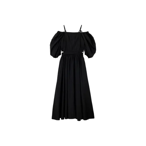 PUMA x AMERI Короткий рукав Платье Женское Черное