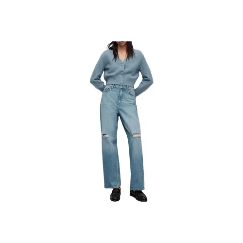 ALLSAINTS Синие Женские Джинсы