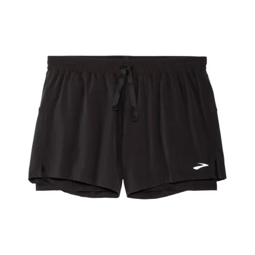 Brooks Повседневные шорты Женские Черные