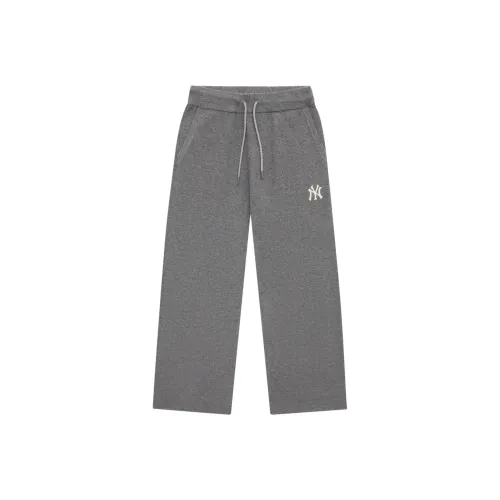 MLB New York Yankees MLB Preppy Style Collection 24FW Трикотажная ткань Брюки Женские Темный Фотиния Серый