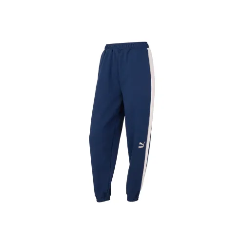 PUMA Sports Life Collection Синие Женские Вязаные Тренировочные Брюки