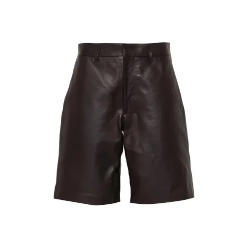 Lemaire Повседневные шорты Женские Коричневый