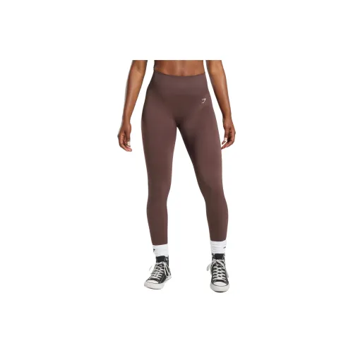 GYMSHARK Adapt FLECK Leggings Женские Шоколадный Коричневый