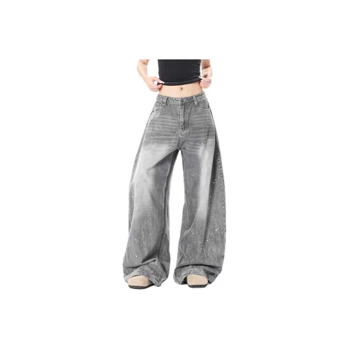 BEAR UNION Серые Унисекс Джинсы