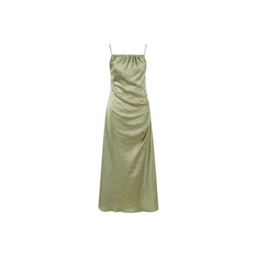 THE SEA LIFE Платье-юбка Женское Горчично-желтого цвета