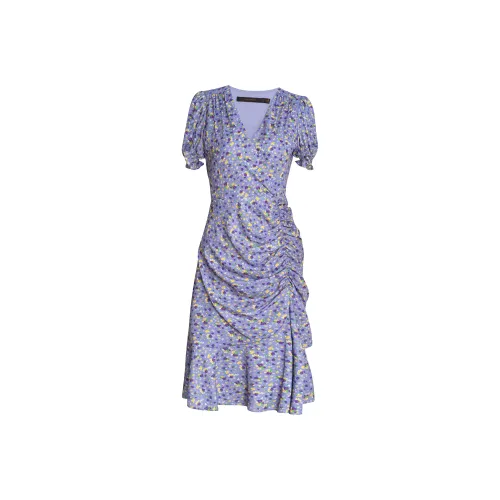 ROEYSHOUSE Короткий рукав Платье Женское Многоцветное