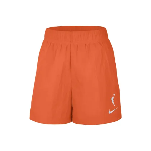 Nike NBA Essential Повседневные шорты Женские Ярко-оранжевый Белый
