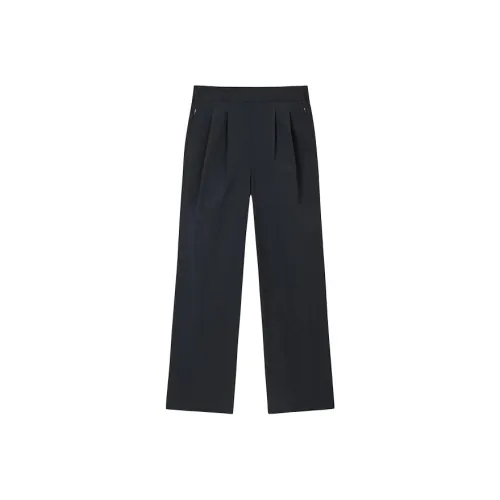 Anta Champion All Weather Series Вязаные тренировочные брюки Женские базовые Черный