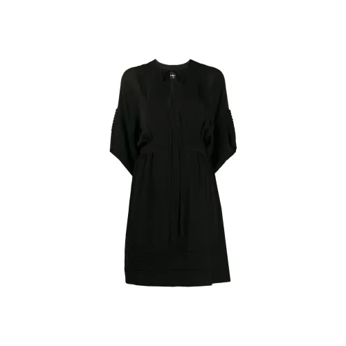 DSQUARED 2 Black Женские Короткие Платья с Рукавами