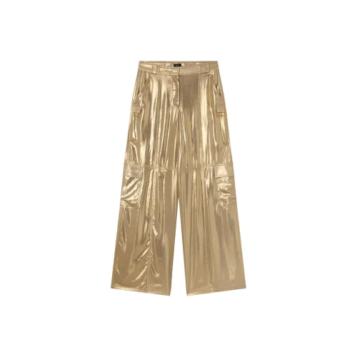 PINKO FW24 Карго Брюки Женские Золото