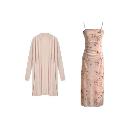 Peiyue Hanbok Розовые Женские Платья без рукавов