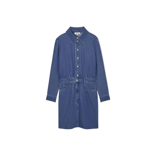 COS Blue Женские Длинные Рукава Платья