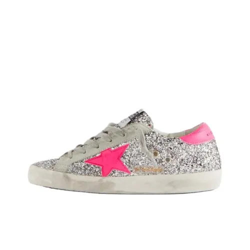 Golden Goose Супер Звезда Low Топ Скейтборд Кроссовки Женские Silver