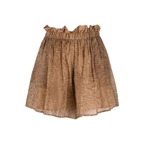 Federica Tosi Повседневные шорты Женские Шоколад
