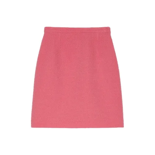 GUCCI Розовые Женские Повседневные Короткие Юбки