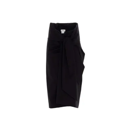 DRIES VAN NOTEN Черные Женские Повседневные Длинные Юбки