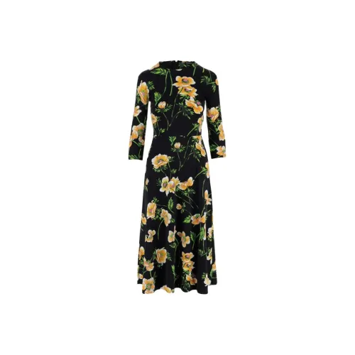 Balenciaga Короткий рукав Платье Slim Fit Женское Черное