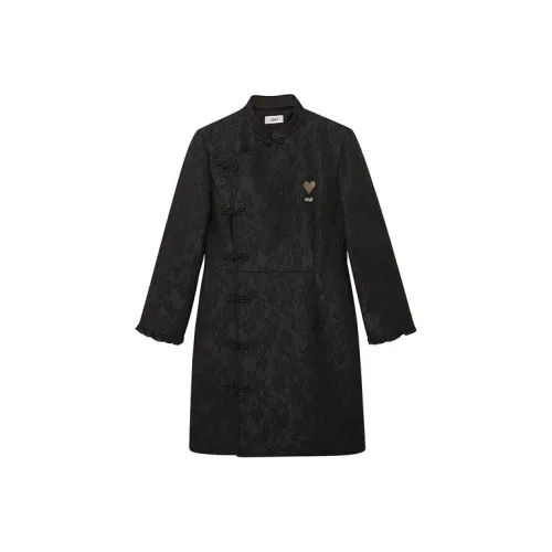 d'zzit Длинное платье с длинными рукавами женское черное