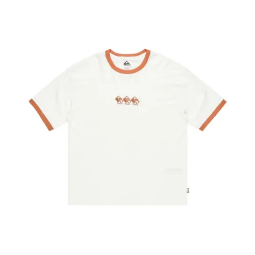 Quiksilver Белая Мужская Футболка
