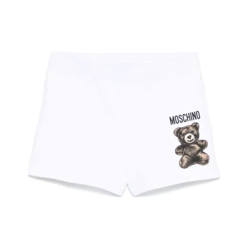 MOSCHINO Белые Женские Повседневные Шорты