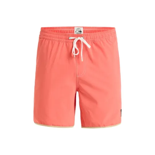 Quiksilver Red Мужские Пляжные Шорты