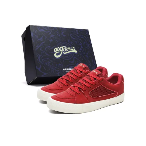 OUGLEMEN Устойчивые к истиранию Баланс Легкие Низкие Кроссовки для скейтбординга Мужские Коробка