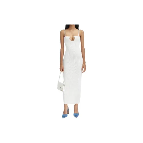 Jacquemus Экрю/Off Белый Женские Слиплатья