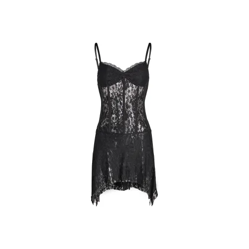 I.AM.GIA SS24 Gala Платье Slip Платье Женское Черное Черное