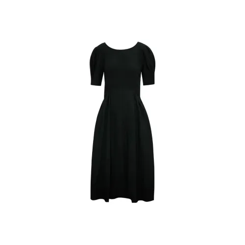 Little pull Black Женские Короткие Платья с Рукавами