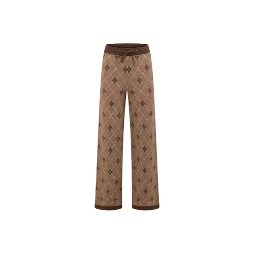 LORNA JANE Caddie Вязаные Тренировочные Штаны Женские Коричневые