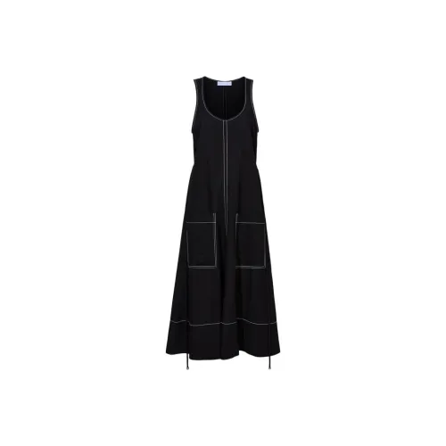 PROENZA SCHOULER Черное Женское Платье без рукавов