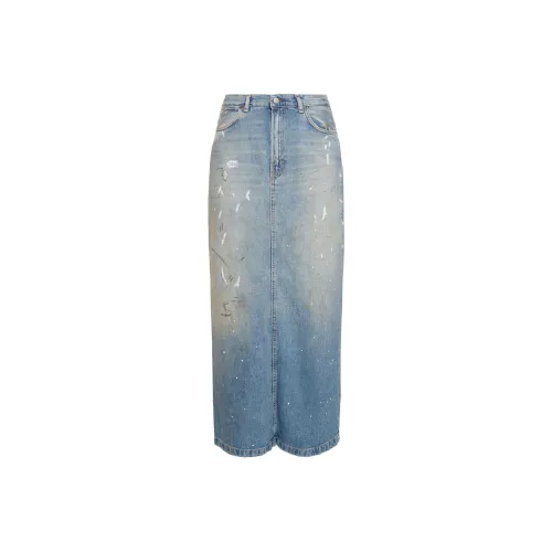 ACNE STUDIOS Denim Long Skirt Women's Blue