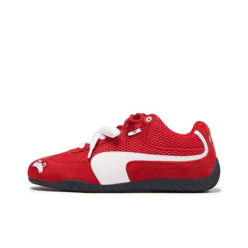 MASONONCE Беговые кроссовки Немецкие армейские кроссовки Дышащий и Легкий Низкий Топ Повседневная обувь Унисекс Красный