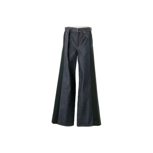 sacai Синие Женские Джинсы