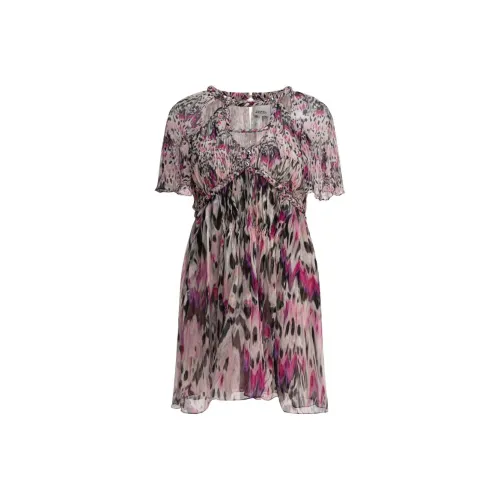 ISABEL MARANT ETOILE Короткий рукав Платье Женское Многоцветное