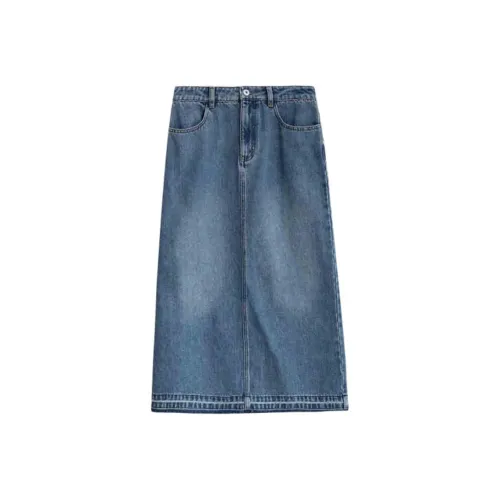 Journey Originals Деним Длинная Юбка Женская