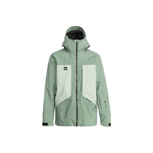 Quiksilver Зеленый Мужская Лыжная Куртка