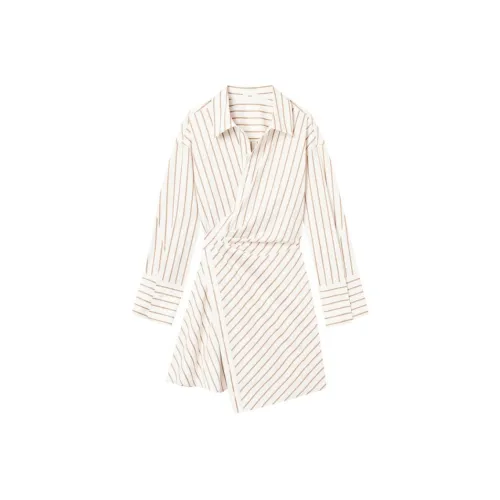 A.L.C. Длинное платье с длинными рукавами женское белое