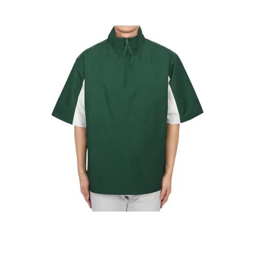 Malbon Golf T-Shirt Мужской Зеленый