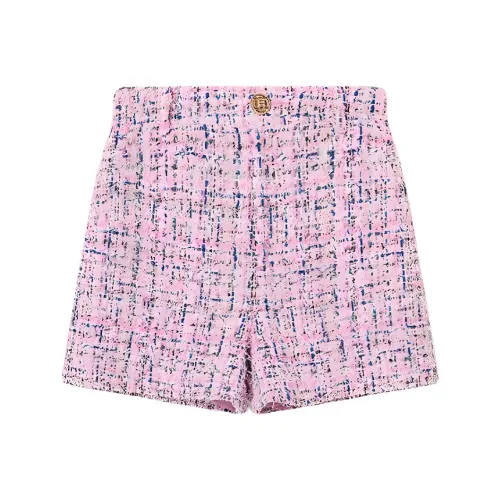 Goodland Повседневные шорты женские цвет вишневый цветок розовый