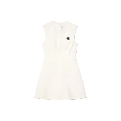 LACOSTE Белое Женское Платье без Рукавов