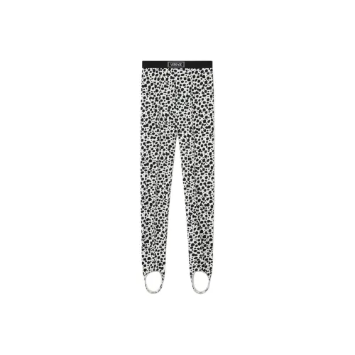 VERSACE FW24 Леггинсы Женские Белые