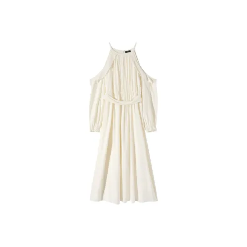 EIDOLON GRAIN Длинное платье с длинными рукавами женское