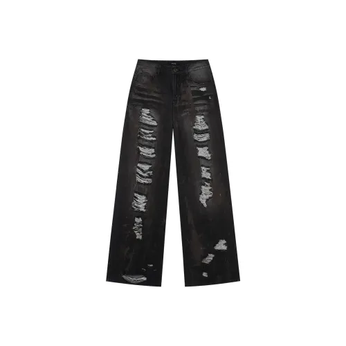 I'M ONE Черные Женские Джинсы